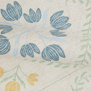 Better Homes & Gardens Neutral Soliel Floral Runner Rug, 30 in x 84 in, Polyester, Non-Slip TPR Backing, Machine Washable