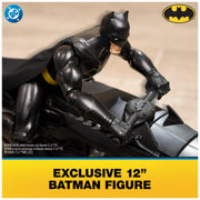 Spin Master DC Comics, Batman, Batcycle + 30 cm Batman Action Figure, from 4 Years