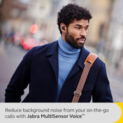 Jabra Evolve2 True Wireless In-Ear Bluetooth Earbuds, Active Noise Cancellation, 4-Mic MultiSensor Voice Technology, USB-C, Black, 20797-999-899