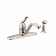 Moen Banbury Kitchen Faucet, Chrome, Single Handle, 1.5 GPM, Includes Side Spray, 7051