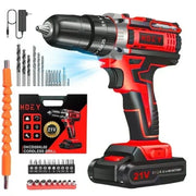 GALAX PRO 95611 Cordless Drill Driver 12V Lightweight 18N.m Max Torque 3/8-Inch Keyless Chuck 17+1 Position Single Speed 0-800RPM