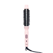 L'ANGE HAIR GlamWave Thermal Ionic Brush, 38mm Ceramic Barrel, Infrared Technology, Adjustable Heat 260F-410F, Blush