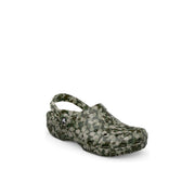 Crocs Men's Classic Confetti Clog, Lightweight Croslite Foam Slip-On Shoes, Army Green Multi Confetti, 212462-3TC