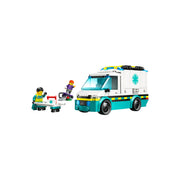 LEGO 6526281 City Emergency Ambulance Building Toy - Educational Playset with Minifigures and Accessories