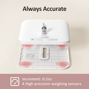 GROWNSY Digital Baby Scale Multifunctional Infant and Pet Scale 330 lb Capacity 27-Inch Platform LED Display
