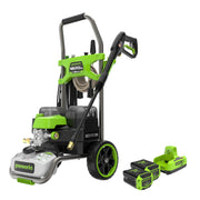 Greenworks 60V 5129102 Hybrid 1800 PSI Cold Water Pressure Washer with (2) 4Ah Batteries & Charger