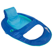 SwimWays Spring Float Recliner Inflatable Pool Lounger with Hyper-Flate Valve - 56
