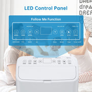 GarveeLife Portable Air Conditioner 15,000 BTU 3-in-1 Cooling Dehumidifier Fan Quiet Operation Cools Up to 850 Sq.Ft Remote Control Easy Installation Kit gwer34534