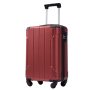 Leumius Carry on Luggage, Lightweight Durable ABS Suitcases with Double Wheels, Expandable 20-inch Checked L