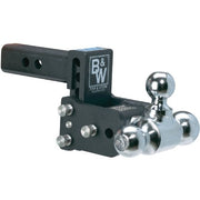 B&W Trailer Hitches TS10048B Tow and Stow Tri Ball Mount
