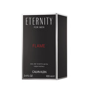 Calvin Klein Eternity Flame Men's Cologne, Oriental Scent with Amber and Leather Notes, 3.4 Fl Oz