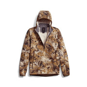 Sitka Alpha Fleece Hoodie Men's, Durable 4-Way Stretch STORMFLEECE, Water-Repellent Finish, Optifade Marsh, X-Large 600759
