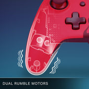PowerA Advantage Wired Controller, Red Flame, Hall Effect Thumbsticks, 3-Way Trigger Locks, Dual Rumble Motors, USB-C, Compatible with Xbox Series X|S and Xbox One, XBGP0521-01V