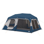 Ozark Trail 10 Person Instant Cabin Tent, Eco-Friendly Recycled Fabric, Blue