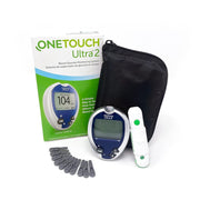 OneTouch Ultra2 024046 Blood Glucose Monitoring System - Large Display, Fast Results, Includes Lancing Device
