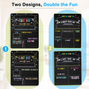 DOLLAR BOSS First and Last Day Chalkboard Signs, 14