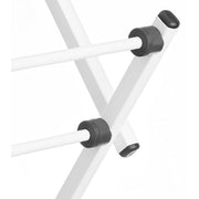 Mainstays MS55100136502VW X-Wing 2-Tier Foldable Steel Drying Rack White with 32.5 ft Drying Space