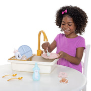 Jakks Pacific 72843 My Sweet Love Sink Playset with Working Faucet, 12 Accessories, Durable Plastic, for Ages 3+