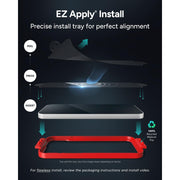 ZAGG Glass Elite Screen Protector for Apple iPad Air 13 Inch M2 M3, Ultra-Strong Aluminosilicate Glass, Scratch-Resistant, Smudge-Free, Reinforced Edges, Clear