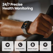 Amazfit Bip 6 Smartwatch, 1.97-Inch AMOLED Display, 14-Day Battery, GPS with Multi-Satellite Navigation, 140+ Workout Modes, Health and Fitness Tracker, 5 ATM Water-Resistant, Red