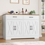 Hiphuta Farmhouse Sideboard Storage Cabinet, 47