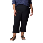 Columbia Women's All Seasons Capri Hiking Pants, UPF 50 Sun Protection, Omni-Shield Release, Black, X-Large, 23 Inseam, 211964