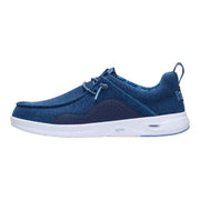 Heydude Wally Hey2O Mesh Slip On Shoes, Navy Blazer/White, Men's Size 8, Lightweight Breathable Water-Ready Casual Footwear