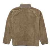 Salty Crew 20335430-Msh Swellter Sherpa Fleece Jacket for Men - Mushroom - S