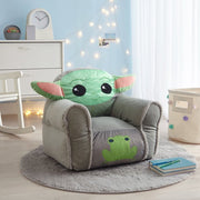 The Mandalorian WK330461 Star Wars Baby Yoda Figural Bean Chair, Polyester