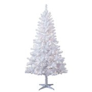 Holiday Time TG66M2BJHD02 6.5' Pre-Lit Madison Pine White Artificial Christmas Tree, White