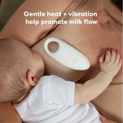 Frida Mom 127 2-in-1 Lactation Massager, White