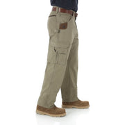 Wrangler riggs workwear men's ranger pant, bark, 36x32, White