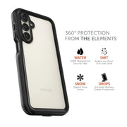 Body Glove 100137301 Tidal Waterproof Phone Case for Samsung Galaxy A16 5G, Black/Clear