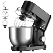 LINKChef Kitchen Stand Mixer, 7.5Qt Stainless Steel Bowl, 800W Motor, 6-Speed Tilt-Head, Black, SM30210