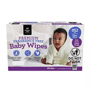 Premium Fragrance-Free Baby Wipes, 1152 Count