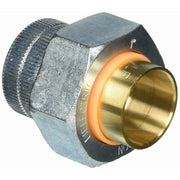 Mueller Streamline Dielectric Pipe Union, Brass and Galvanized Steel, 1 Inch FPT x Copper Sweat, 250 PSI, 168-005NL