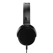 Skullcandy S5PXY-L003 Riff On-Ear Wired Headphones With Microphone, Black