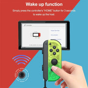 UVQYC Wireless Controller Compatible with Nintendo Switch, OLED, Lite, 6-Axis Gyro, Dual-Motor Vibration, 20-Hour Battery Life, Multicolor