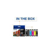 Epson T302XL-BCS 302/302XL 5-Pack High-Yield and Standard Capacity Ink Cartridges - Cyan/Magenta/Yellow/Black & Photo Black