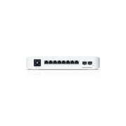 Ubiquiti Networks Pro 8 PoE Managed Layer 3 Gigabit Switch, 8-Port, 2x 10G SFP+, 120W PoE Output, White, USW-Pro-8-PoE