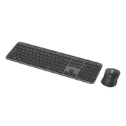Logitech Signature Slim Wireless Keyboard and Mouse Combo, Quiet Typing and Clicking, Graphite
