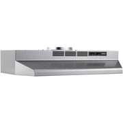 Broan-NuTone F4030SF 30-Inch Fingerprint Resistant Convertible Under-Cabinet Range Hood 230 Max Blower CFM, Stainless Finish