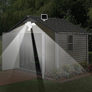Sunforce 82153 150-LED Triple Head Solar Motion Light, 1000 Lumen Output, 30ft.