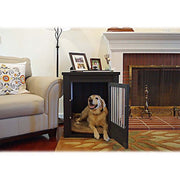 New Age Pet Habitat 'n Home InnPlace Pet Crate with Metal Spindles, Medium, Espresso