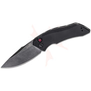 Kershaw 7100BW Launch 1 Auto Folding Knife 3.4in Drop Point Blackwash Blade