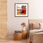 Giftgarden 16x16 Black Picture Frame, Display 12x12 w/Mat or 16x16 Without Mat Pictures