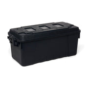 Plano Sportsmans Trunk Storage Box, 17-Gallon Lockable, Durable High-Impact Plastic, Stackable, Blaze Orange