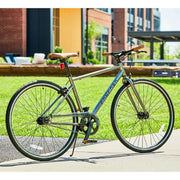 Concord BIKES Urban Road Bike, 700C Wheels, Grey, for Riders 5'4