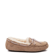 UGG Women's Dakota Slipper, Water-Resistant Suede Upper, 17mm UGGpure Wool Lining, Rubber Outsole, Chestnut, 5612-CHE