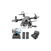 4DRC 4D-V14 V14 Drone with 1080P HD Camera Live Video 120 degress Wide-Angle Wifi Altitude Hold, 3D Flip 2 Batteries Black